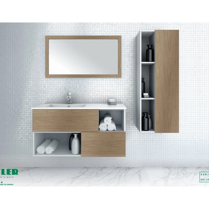 Cutler K&B Sangallo Casting At First Sight Wood Grain Linen Cabinet, 18" 7 Cutler K&B Sangallo Casting At First Sight Wood Grain Linen Cabinet, 18" - Image 5