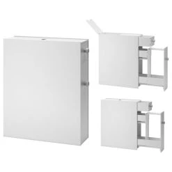 Costway Narrow Wood Floor Bathroom Storage Cabinet Holder Organizer -Kraus Shop 91519c1200d59625 5979 w800 h800 b1 p0