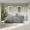 MOD The Polaris Bathroom Vanity, Double Sink, 72", Cashmere Gray, Freestanding 1 MOD The Polaris Bathroom Vanity, Double Sink, 72", Cashmere Gray, Freestanding -Kraus Shop 9541584f03d9a454 8084 w800 h800 b0 p0
