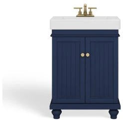 MOD The Monroe Bathroom Vanity, Single Sink, 24", Blue, Freestanding -Kraus Shop 9621caba03d99bcd 5872 w800 h800 b1 p0