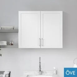 Ove Decors Caby 36"x30" Wall Cabinet, Pure White With Hardware -Kraus Shop 9671e77902cf01a6 1101 w800 h800 b0 p0