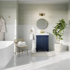 MOD The Monroe Bathroom Vanity, Single Sink, 24", Blue, Freestanding -Kraus Shop 99d1c86b03d99b8e 5872 w800 h800 b0 p0