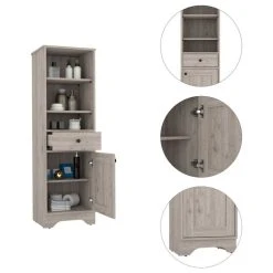 DEPOT ESHOP LLC Norwalk Linen Cabinet, Light Gray 12 DEPOT ESHOP LLC Norwalk Linen Cabinet, Light Gray -Kraus Shop 99e1616502d9d2ff 2137 w800 h800 b1 p0