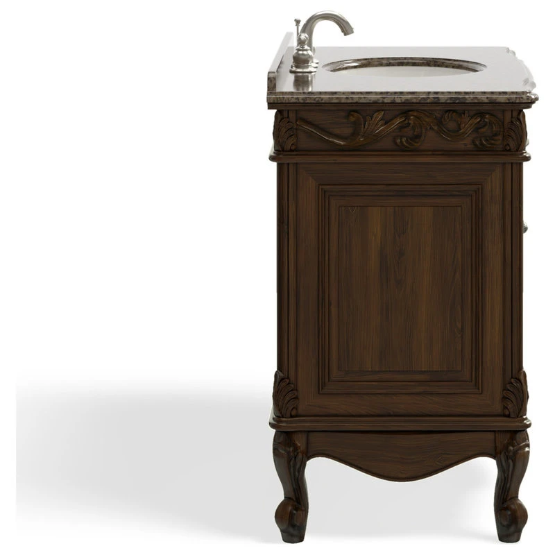 MOD The Agnes Bathroom Vanity, Single Sink, 42", Brown, Freestanding 13 MOD The Agnes Bathroom Vanity, Single Sink, 42", Brown, Freestanding - Image 11