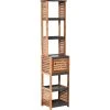 EVIDECO Bathroom Linen Storage Tower Cabinet Mahe Bamboo - Wood, Elements -Kraus Shop 9ef153cf035aa8ab 1453 w800 h800 b1 p0