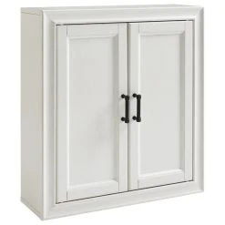 Crosley Tara Wall Cabinet, Vintage White