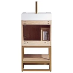 Vinnova Alistair 18" Single Bathroom Vanity In North American Oak With Vibrant White Stone Top 19 Vinnova Alistair 18" Single Bathroom Vanity In North American Oak With Vibrant White Stone Top -Kraus Shop a181a36d01cecbed 8728 w800 h800 b1 p0