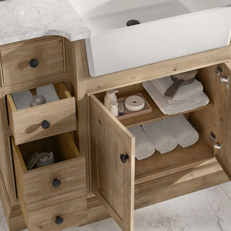 MOD Fermo Bath Vanity, Weathered Fir, 48", Single Sink, Freestanding 7 MOD Fermo Bath Vanity, Weathered Fir, 48", Single Sink, Freestanding - Image 5