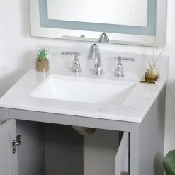 Elegant Furniture & Lighting 24" Backsplash, Calacatta White -Kraus Shop a3c1b770011f1fcd 1641 w800 h800 b0 p0