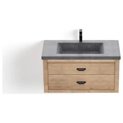 MOD The Stowe Bathroom Vanity, Weathered Fir, 36", Single Sink, Wall Mounted 27 MOD The Stowe Bathroom Vanity, Weathered Fir, 36", Single Sink, Wall Mounted -Kraus Shop a3f1089203c73dea 7023 w800 h800 b1 p0