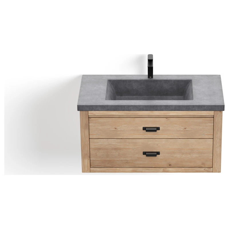 MOD The Stowe Bathroom Vanity, Weathered Fir, 36", Single Sink, Wall Mounted 15 MOD The Stowe Bathroom Vanity, Weathered Fir, 36", Single Sink, Wall Mounted - Image 13