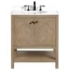 Ari Kitchen & Bath Savannah 30" Bathroom Vanity, Weathered Fir Finish