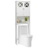 Gymax 2-Door Over The Toilet Bathroom Space Saver Storage Cabinet W/ Adjustable -Kraus Shop a671942d01aad168 5524 w800 h800 b1 p0