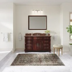 MOD The Finley Bathroom Vanity, Single Sink, 60", Cherry, Freestanding 17 MOD The Finley Bathroom Vanity, Single Sink, 60", Cherry, Freestanding -Kraus Shop a7b137ab03d99117 3208 w800 h800 b0 p0