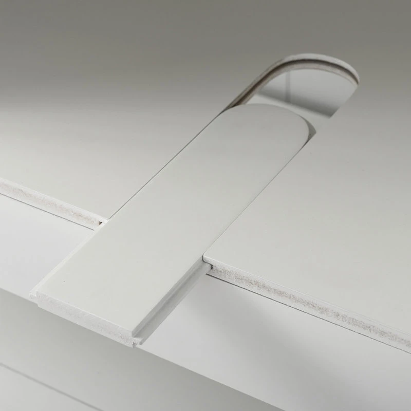 Urban Furnishing Henry Bathroom Sink Vanity Set, Carrara White Quartz Top, Base: White, 48" 12 Urban Furnishing Henry Bathroom Sink Vanity Set, Carrara White Quartz Top, Base: White, 48" - Image 10