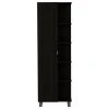 DEPOT ESHOP LLC Venus Linen Cabinet, Black