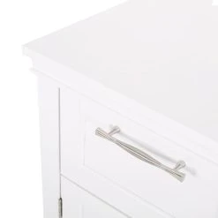 GDFStudio Meader Bathroom Floor Storage Cabinet With Drawer, White -Kraus Shop ae81cb60022b09e9 4155 w800 h800 b0 p0