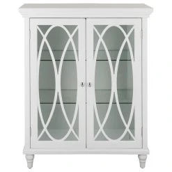 Versanora Bathroom Floor Storage Cabinet Adjust Shelves