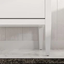 MOD Celios Bathroom Vanity, Single Sink, 48", White With Black Trim, Freestanding -Kraus Shop aed1a38703d0570b 8556 w800 h800 b0 p0