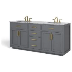 MOD The Yukon Bathroom Vanity, Double Sink, 72", Gray 24 MOD The Yukon Bathroom Vanity, Double Sink, 72", Gray -Kraus Shop b1b1815303d9a967 9292 w800 h800 b1 p0