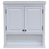 Bolton Furniture, Inc. Dorset 27"W X 29"H Wall Mounted Bath Storage Cabinet, Two Doors/Open Shelf 1 Bolton Furniture, Inc. Dorset 27"W X 29"H Wall Mounted Bath Storage Cabinet, Two Doors/Open Shelf -Kraus Shop b1d125c601f4365d 7430 w800 h800 b1 p0