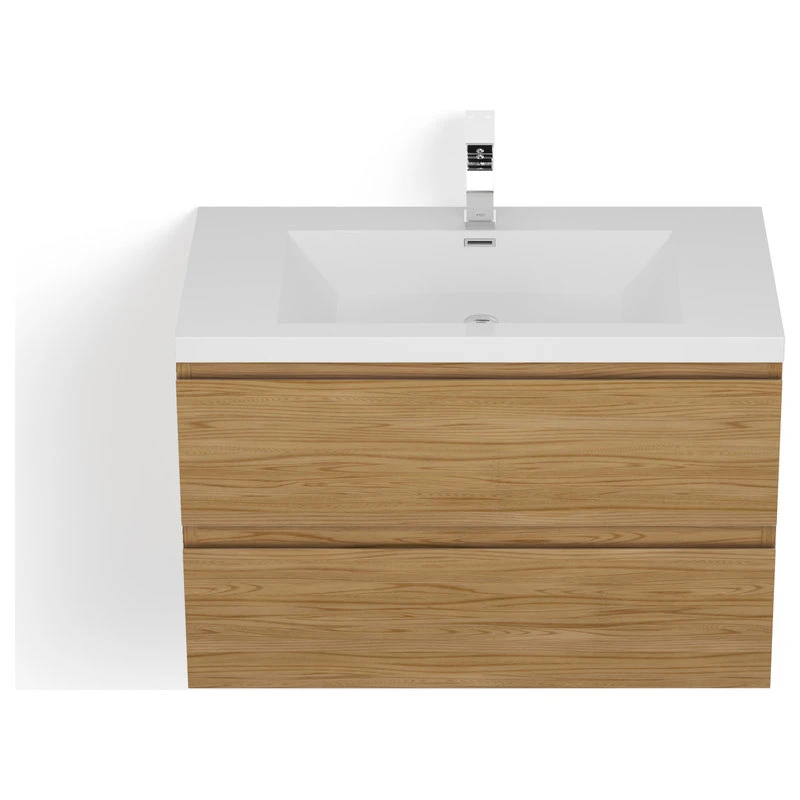MOD Beacon Bath Vanity, Natural Oak, 36", Single Sink, Floating 14 MOD Beacon Bath Vanity, Natural Oak, 36", Single Sink, Floating - Image 12