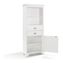 Crosley Lydia Tall Cabinet, White -Kraus Shop b4a19d8306d0c778 3513 w800 h800 b1 p0