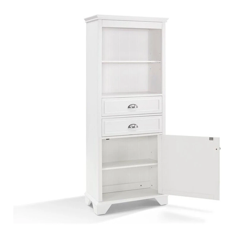 Crosley Lydia Tall Cabinet, White 6 Crosley Lydia Tall Cabinet, White - Image 4