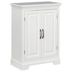 Versanora Wooden Bathroom Storage Floor Cabinet White