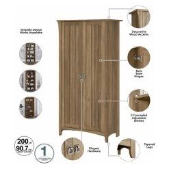 Bush Business Furniture Salinas Bathroom Storage Cabinet With Doors In Reclaimed Pine - Engineered Wood 9 Bush Business Furniture Salinas Bathroom Storage Cabinet With Doors In Reclaimed Pine - Engineered Wood -Kraus Shop b7016fa30f9a49af 2078 w800 h800 b1 p0