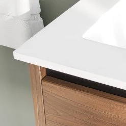 MOD Foundry Bath Vanity, Walnut, 24", Integrated Single Sink, Freestanding 20 MOD Foundry Bath Vanity, Walnut, 24", Integrated Single Sink, Freestanding -Kraus Shop bb313369034726a7 1824 w800 h800 b0 p0