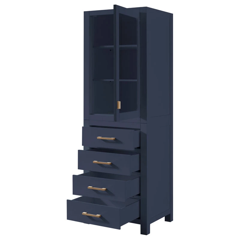 Avanity Corporation Avanity Modero 24" Linen Tower, Navy Blue 5 Avanity Corporation Avanity Modero 24" Linen Tower, Navy Blue - Image 3