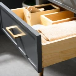 Urban Furnishing Clara 24" Single Bathroom Vanity In Gray With Porcelain Top -Kraus Shop bce10d310efd02fd 2576 w800 h800 b0 p0