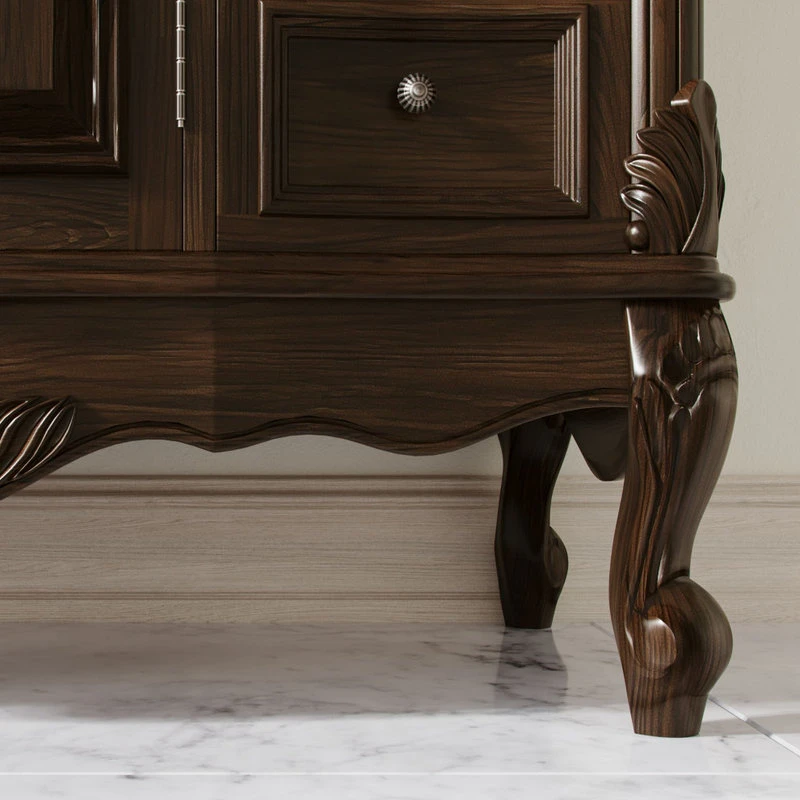 MOD The Agnes Bathroom Vanity, Single Sink, 42", Brown, Freestanding 9 MOD The Agnes Bathroom Vanity, Single Sink, 42", Brown, Freestanding - Image 7