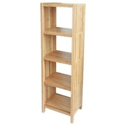 ToiletTree Products ToiletTree Deluxe Bamboo Freestanding Shelf, 5-Tier