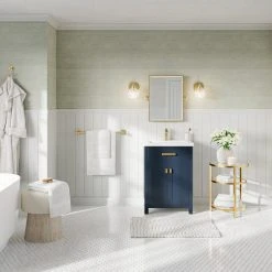 MOD Savoy Bath Vanity, Single Sink, 24", Blue, Freestanding, Mirror 17 MOD Savoy Bath Vanity, Single Sink, 24", Blue, Freestanding, Mirror -Kraus Shop bf21cfec03d9a497 8120 w800 h800 b0 p0