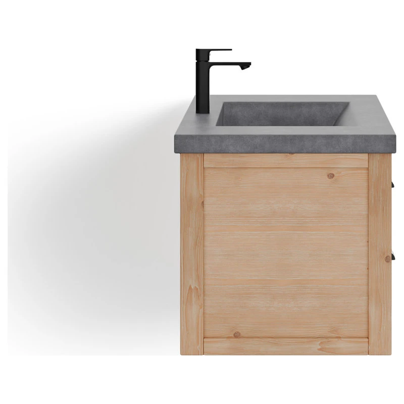MOD The Stowe Bathroom Vanity, Weathered Fir, 36", Single Sink, Wall Mounted 13 MOD The Stowe Bathroom Vanity, Weathered Fir, 36", Single Sink, Wall Mounted - Image 11