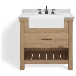 MOD Bosque Bath Vanity, Driftwood, 36", Single Sink, Farmhouse, Freestanding -Kraus Shop c1411f0b034728ed 3126 w800 h800 b1 p0