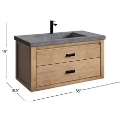 MOD The Stowe Bathroom Vanity, Weathered Fir, 36", Single Sink, Wall Mounted 22 MOD The Stowe Bathroom Vanity, Weathered Fir, 36", Single Sink, Wall Mounted -Kraus Shop c291b6cd03c73dcf 7023 w800 h800 b1 p0