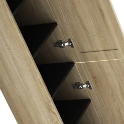 Flairwood Decor The Cosmo 14" Wall Mounted Modern Bathroom Linen Tower, Ace -Kraus Shop c2b1d9c601f45de5 5293 w800 h800 b0 p0