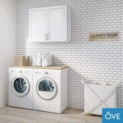 Ove Decors Caby 36"x30" Wall Cabinet, Pure White With Hardware -Kraus Shop c2d1f8b302cf01a2 1101 w800 h800 b0 p0