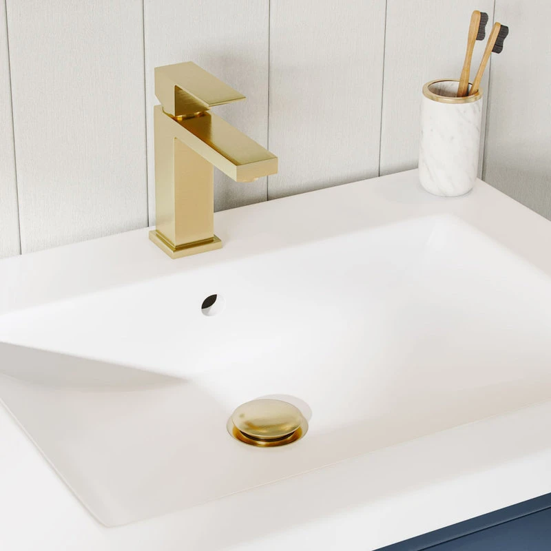 MOD Savoy Bath Vanity, Single Sink, 24", Blue, Freestanding, Mirror 6 MOD Savoy Bath Vanity, Single Sink, 24", Blue, Freestanding, Mirror - Image 4