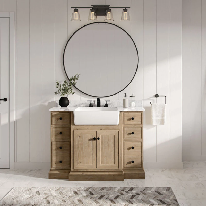MOD Fermo Bath Vanity, Weathered Fir, 48", Single Sink, Freestanding 3 MOD Fermo Bath Vanity, Weathered Fir, 48", Single Sink, Freestanding