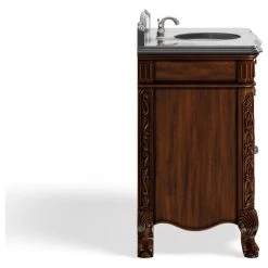 MOD The Wallingford Bathroom Vanity, Single Sink, 36", Brown, Freestanding -Kraus Shop c681875403d99216 0707 w800 h800 b1 p0