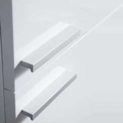 Fresca White Bathroom Linen Side Cabinet W/ 2 Storage Areas FST8091WH -Kraus Shop c7010af80f08f69d 1093 w800 h800 b0 p0