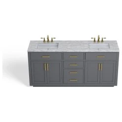 MOD The Yukon Bathroom Vanity, Double Sink, 72", Gray 27 MOD The Yukon Bathroom Vanity, Double Sink, 72", Gray -Kraus Shop c731e15d03d9a96e 9292 w800 h800 b1 p0