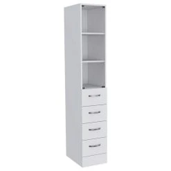 DEPOT E -SHOP Magna Linen Cabinet-White