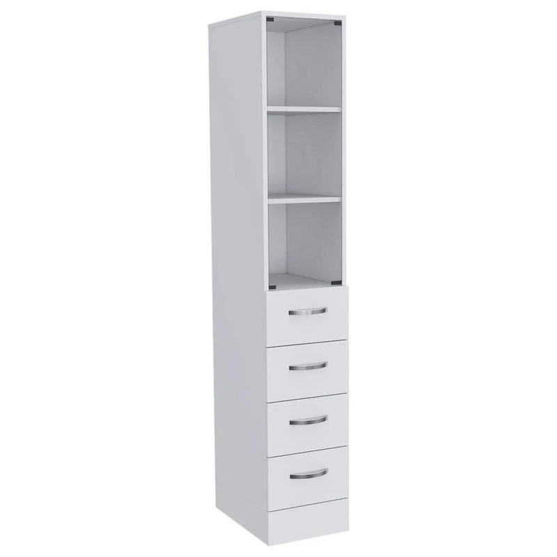 DEPOT E -SHOP Magna Linen Cabinet-White 3 DEPOT E -SHOP Magna Linen Cabinet-White