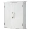 Versanora Wooden Bathroom Wall Cabinet White Newport