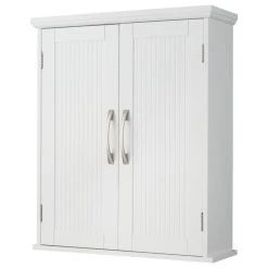 Versanora Wooden Bathroom Wall Cabinet White Newport